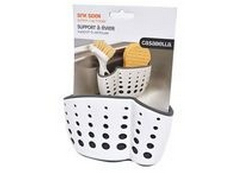 Casabella Sink Sider Suction Cup Sink Sponge and Brush Holder