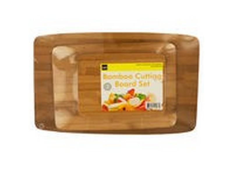 Bamboo Cutting Board Set - 3pc