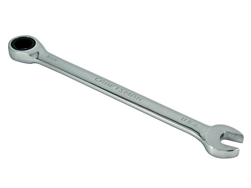 Craftsman 8 ml X 8 ml 12 Point Metric Ratcheting Wrench 4.4 in. L 1 pc