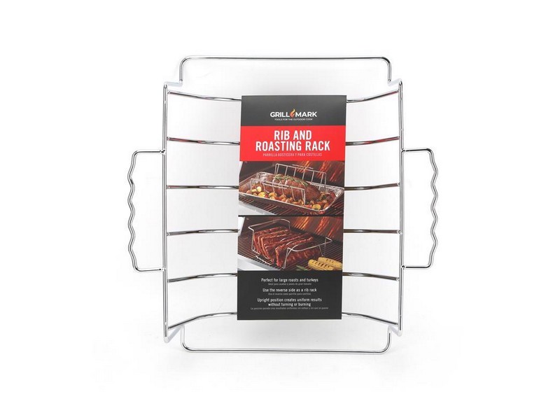 Grill Mark Steel Rib and Roast Rack 10 in. L X 4.75 in. W 1 pk