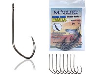 Maruto Siwash 3/0-8 Grabber Siwash Hook, Size 3/0, Long Shank, 10X,