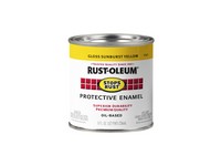 Rust-Oleum Stops Rust Gloss Sunburst Yellow Oil-Based Protective Paint 0.5 pt