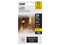 Feit Electric T4 GY6.35 LED Bulb Warm White 35 W 1 pk