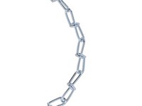 Koch Industries 4/0 Double Loop Carbon Steel Chain .15 in. D X 100 ft. L