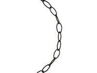 Koch Industries #10 Zinc Plated Black Steel Decorative Chain 0.175 in. D 122