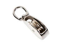 Koch Industries 1 in. D Zinc Plated Steel Single Sheave Swivel Eye Pulley