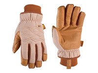 Wells Lamont HydraHyde Women's Indoor/Outdoor Canvas Work Gloves Brown L 1