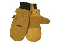 Kinco L Pigskin Leather Black/Gold Mittens