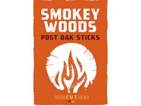 Smokey Woods All Natural Post Oak Cooking Logs 1 cu ft