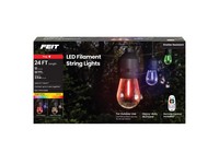 Feit LED String Lights w/Remote Control Multicolored 24 ft. 13 lights