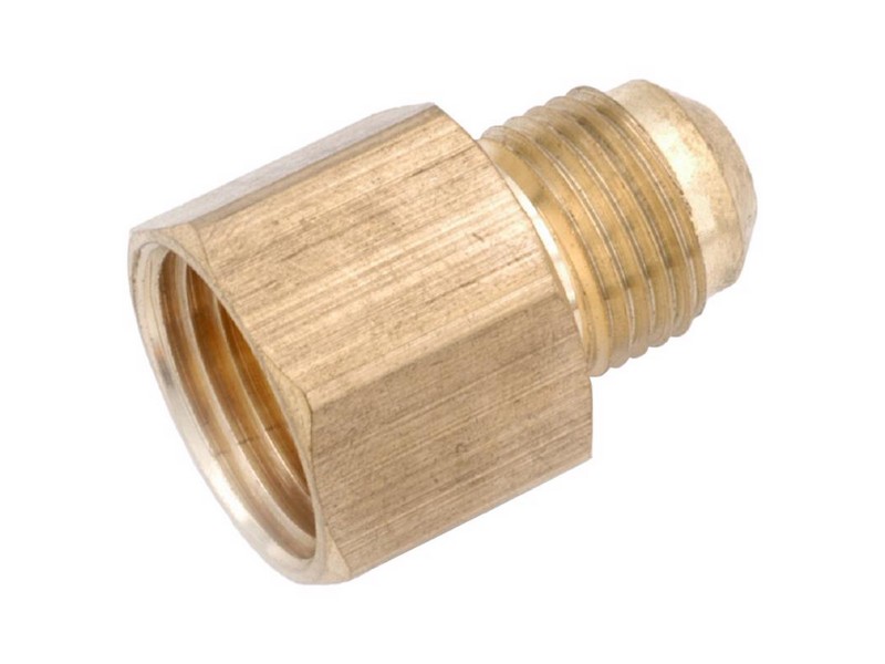 Anderson Metals 5/8 in. Male Flare 1/2 in. D FIP Brass Coupling