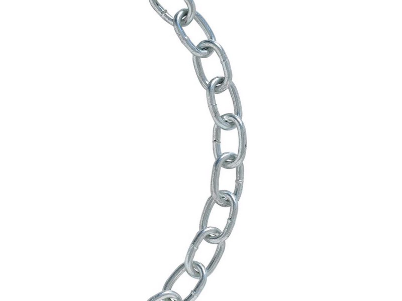 Koch Industries 2/0 in. Passing Link Carbon Steel Chain 0.189 in. D X 120