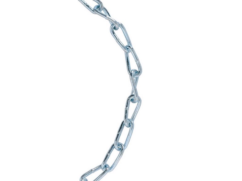 Koch Industries 1/0 in. Twist Link Steel Coil Chain 0.177 in. D X 20 ft. L