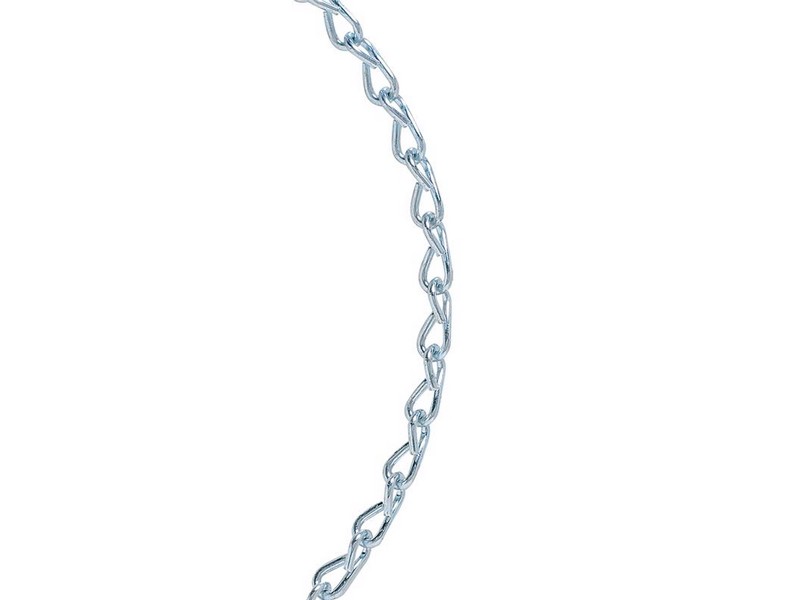 Koch Industries #14 Sizes Single Jack Steel Chain .242 in. D X 20 ft. L