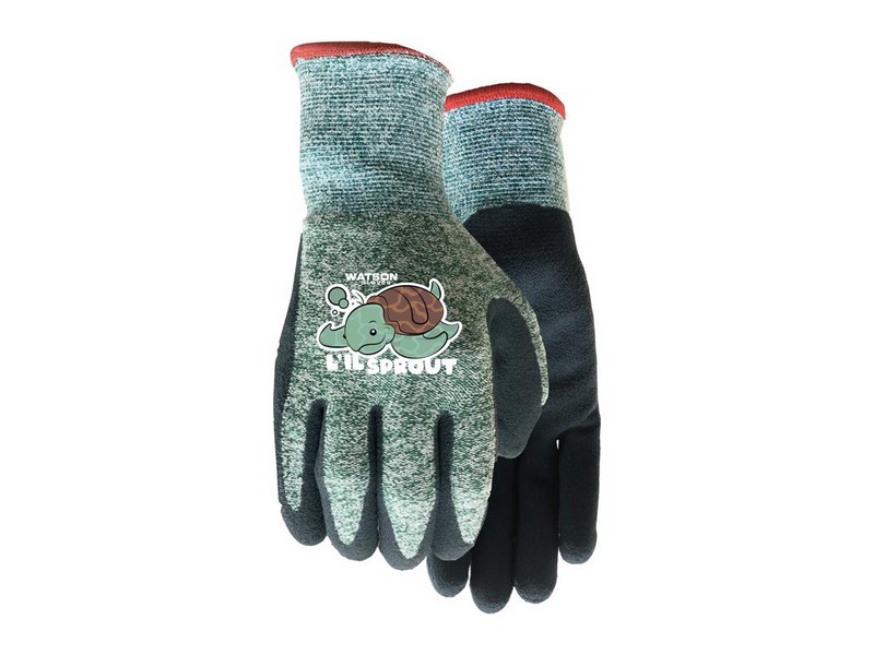 Watson Gloves Homegrown XXS Polyester Knit L'il Sprout Green Gardening