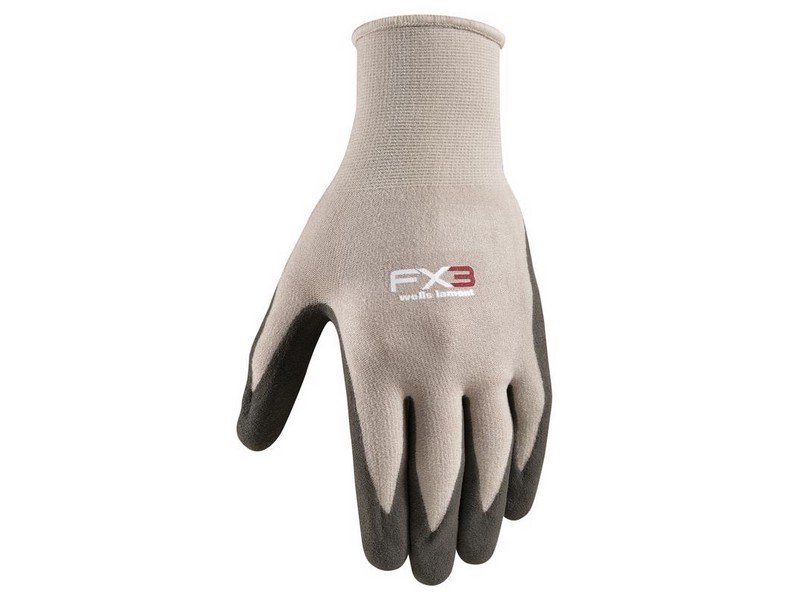 Wells Lamont FX3 Men's Outdoor Work Gloves Black/Tan L 1 pair