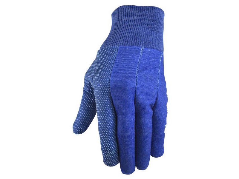Wells Lamont Women's Indoor/Outdoor Jersey Work Gloves Blue M 2 pk