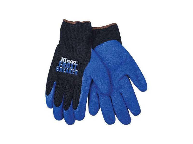 Kinco Men's Indoor/Outdoor Cold Weather Work Gloves Blue L 1 pair