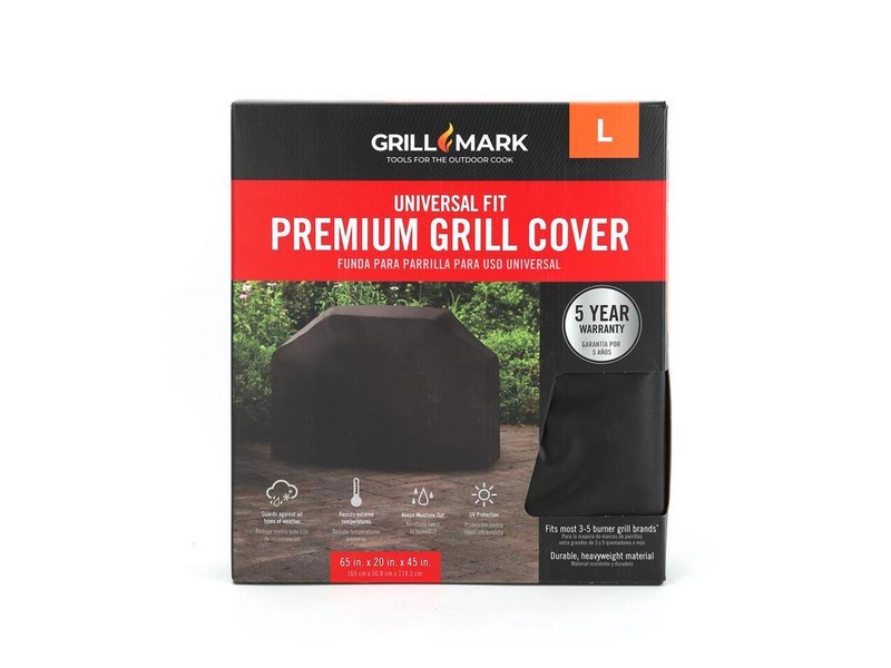 Grill Mark Black Grill Cover For Universal