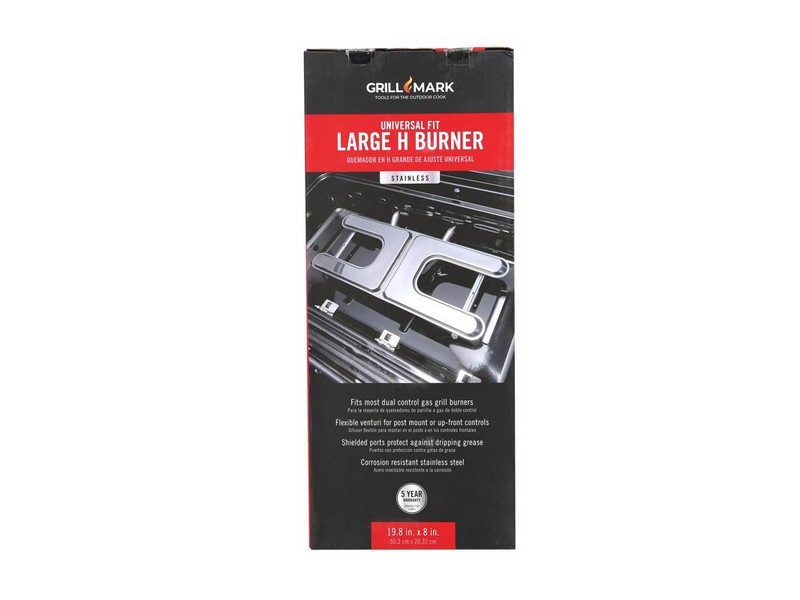 Grill Mark Stainless Steel Grill Burner 19 in. L For Universal