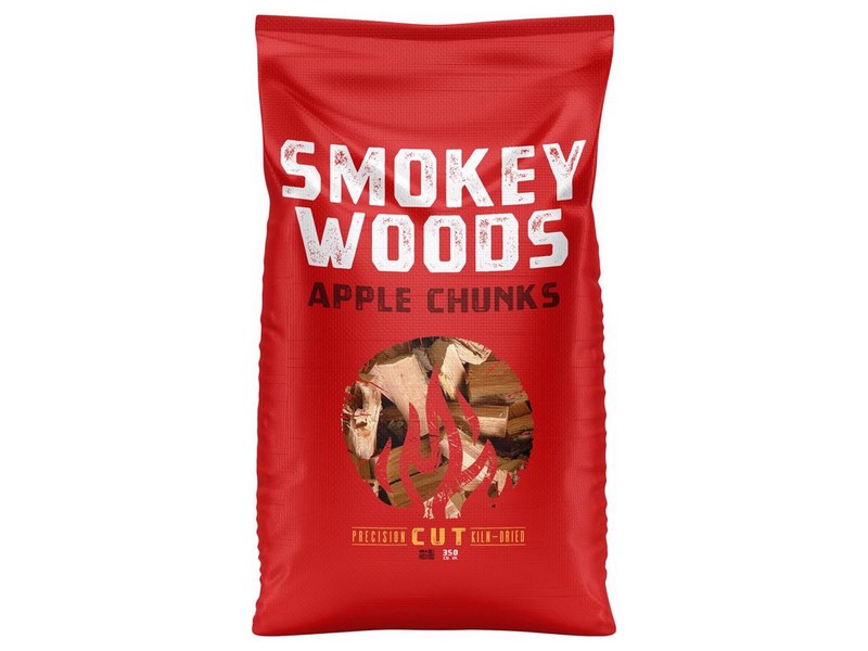 Smokey Woods All Natural Apple Wood Smoking Chunks 350 cu in