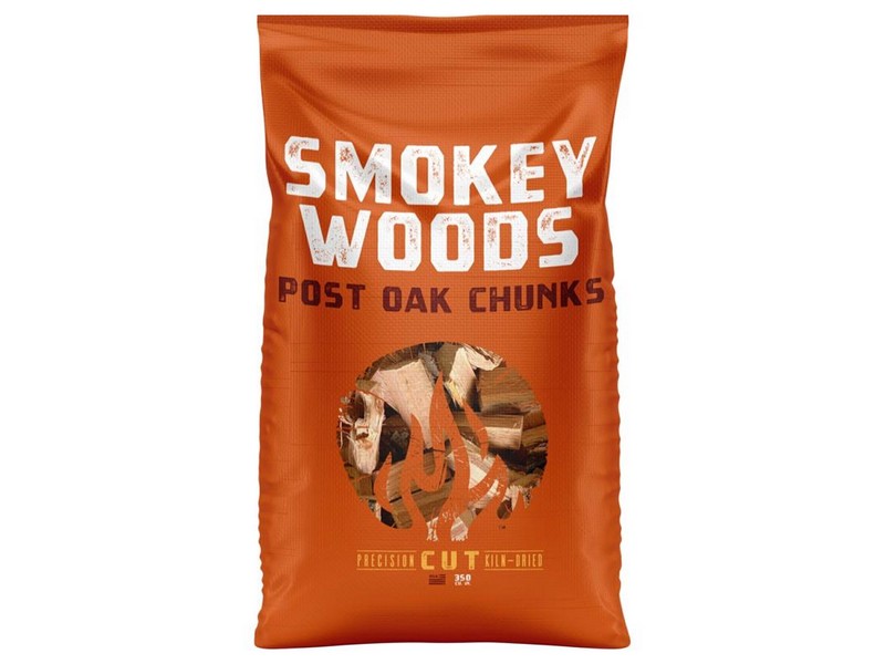 Smokey Woods All Natural Post Oak Wood Smoking Chunks 350 cu in