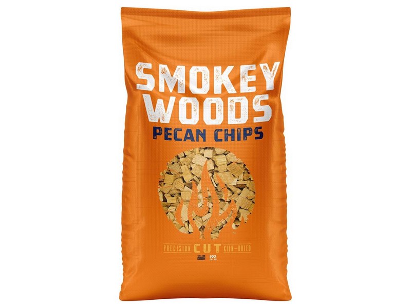 Smokey Woods All Natural Pecan Wood Smoking Chips 192 cu in