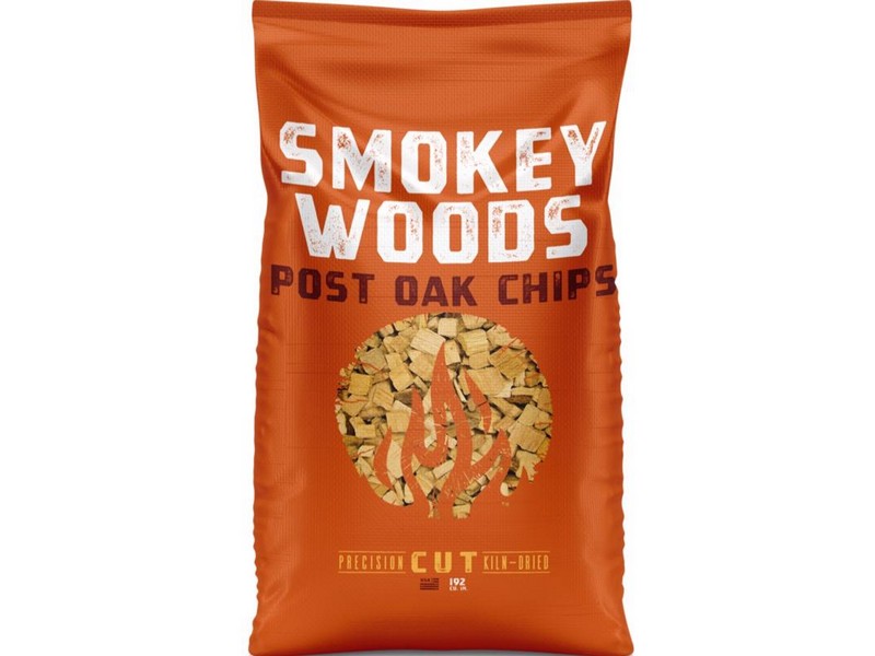 Smokey Woods All Natural Post Oak Wood Smoking Chips 192 cu in