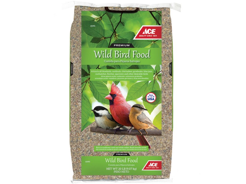 Ace Premium Assorted Species Milo and Corn Wild Bird Food 20 lb