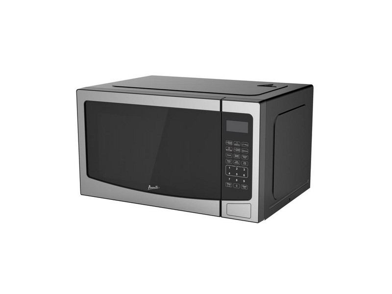Avanti 1.1 cu ft Black/Silver Microwave 1000 W