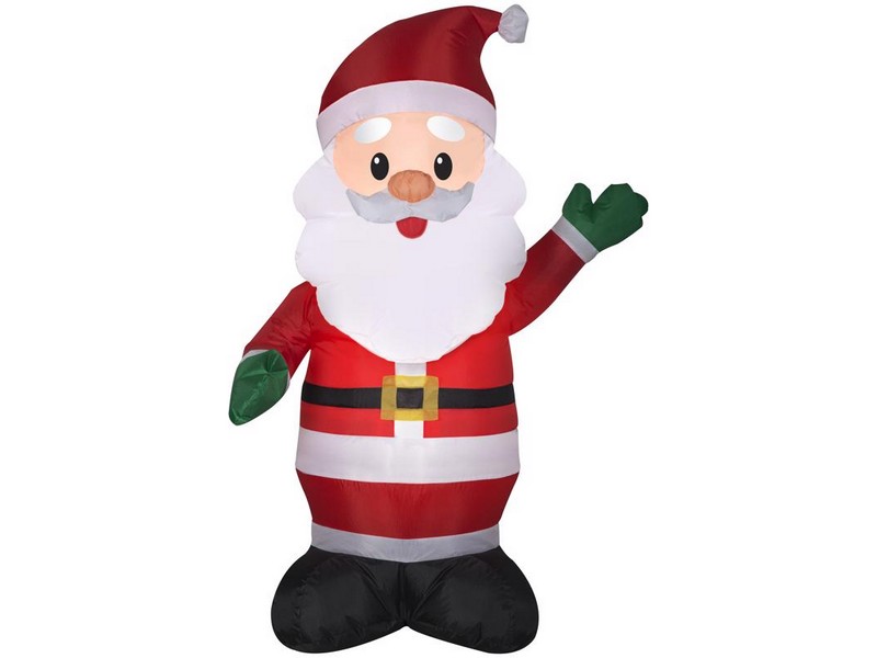 Gemmy Christmas Inflatable Santa Claus 48 in. Inflatable