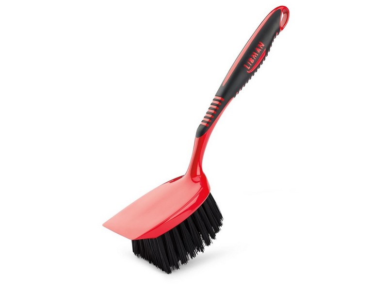 Libman 2.5 in. W Hard Bristle 6.5 in. Plastic/Rubber Handle Brush