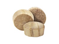 Richelieu Round Oak Head Plug 1/2 in. D X .5 in. L 25 pk Natural
