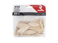 Richelieu Flat Wood Plate Joining Biscuits 2.25 in. L 50 pk Natural