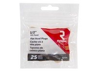 Richelieu Flat Birch Head Plug 1/2 in. D X .5 in. L 25 pk Natural
