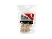 Richelieu Round Birch Button Plug 1/2 in. D X .63 in. L 25 pk Natural