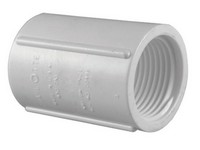 Charlotte Pipe Schedule 40 1 in. FPT  T X 1 in. D FPT  PVC Coupling