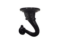 Living Accents Black Zinc 1.5 in. H Sturdy Swag Hook 2 pk