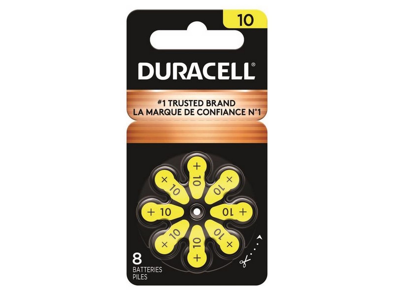 Duracell Zinc Air 10 1.5 V Hearing Aid Battery 8 pk