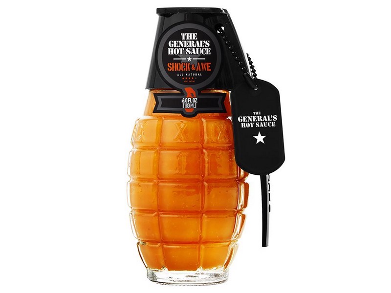 The General's Hot Sauce All Natural Shock & Awe Sauce 6 oz