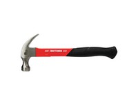 Craftsman 16 oz Smooth Face General Purpose Claw Hammer 10.75 in. Fiberglass Handle