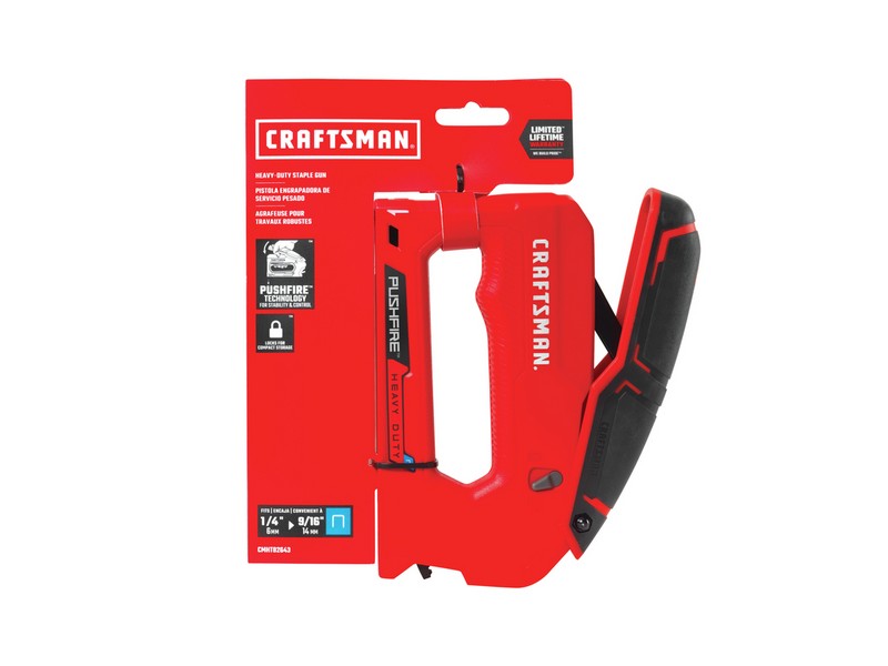 Craftsman Pushfire 9/16 in. Heavy Duty Stapler