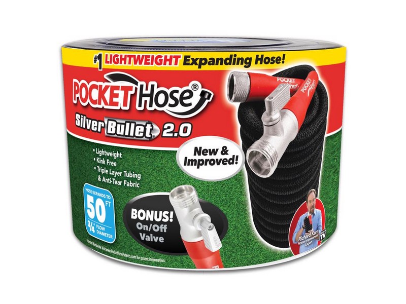 Pocket Hose Silver Bullet 2.0 3/4 in. D X 50 ft. L Medium Duty Expandable