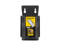 Stanley Steel Heavy Duty Blade Dispenser with Blades 2.4 in. L 100 pc