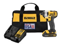 DeWalt 20V MAX 20 V 1/4 in. Cordless Brushed Compact Impact Driver Kit (Battery & Charger)