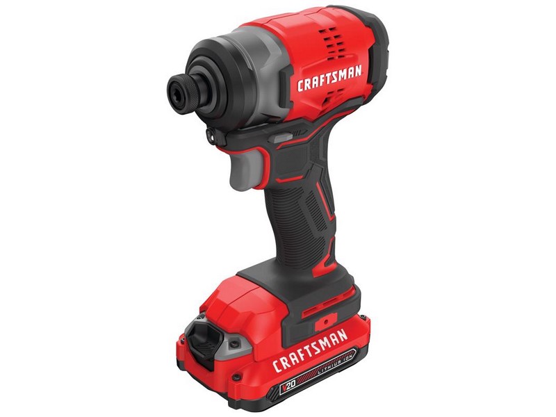 Craftsman V20 20 V 1/4 in. Cordless Brushless Impact Driver Kit (Battery & Charger)