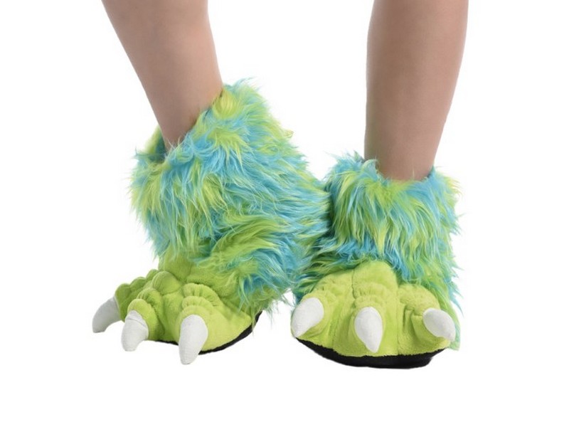 Lazy One Monster Paw Slippers