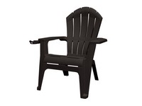 Adams RealComfort Deluxe Black Resin Frame Adirondack Chair