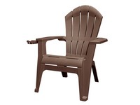 Adams RealComfort Deluxe Earth Brown Resin Frame Adirondack Chair