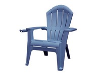 Adams RealComfort Deluxe Bluestone Resin Frame Adirondack Chair